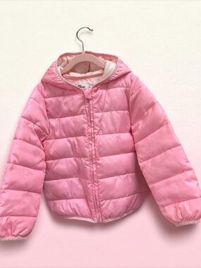 Epic Threads Pink Hooded Puffer Jacket - Girls Size 6